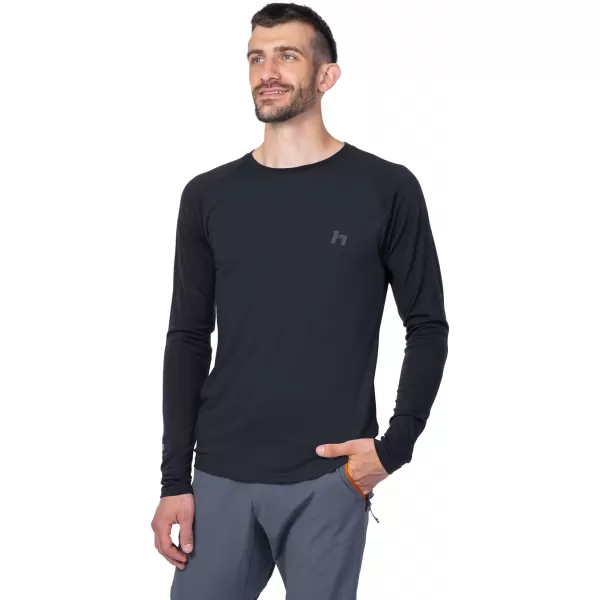  Herren-T-Shirt mit langen Ärmeln HANNAH TAREGAN L/S ANTHRAZIT 