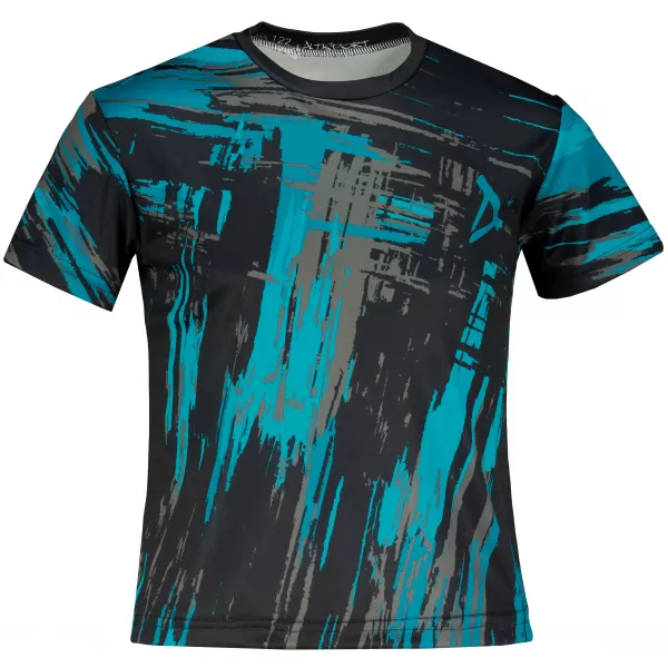  Hochwertiges Funktions-T-Shirt für Kinder ALTISPORT VOJ/ALK010TR01 SCHWARZ/SMARAGD 