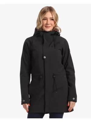 Softshell-Mantel für Damen KILPI LASIKA-W WL0136KI SCHWARZ