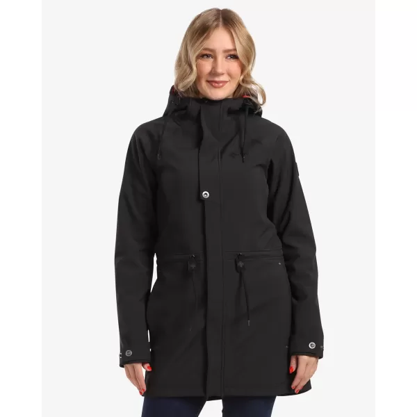  Softshell-Mantel für Damen KILPI LASIKA-W WL0136KI SCHWARZ 