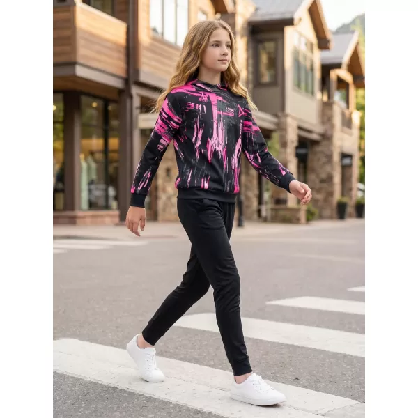  Hochwertiges Funktions-Sweatshirt für Kinder ALTISPORT VOJ/ALK010MI01 SCHWARZ/HELLROSA 