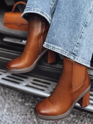 Damen DSTREET STYLOBOOT KARAMELL