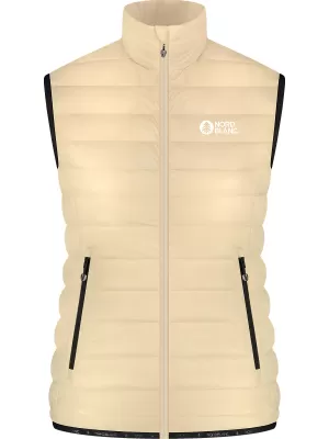 Winterweste für Damen NORDBLANC UNDERCOAT NBWJL8093 BEIGE