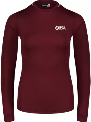 Thermo-T-Shirt für Damen NORDBLANC LIGHTWEIGHT NBBLD7974 BURGUND