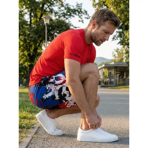  Herren Premium Funktionsshorts ohne Taschen ALTISPORT VOJ/ALM036KRA02 FLECKEN 