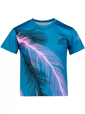 Hochwertiges Funktions-T-Shirt für Kinder ALTISPORT VOJ/ALK001TR01 PETROL/HELLROSA