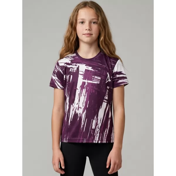  Hochwertiges Funktions-T-Shirt für Kinder ALTISPORT VOJ/ALK010TR01 LILA/WEIß 