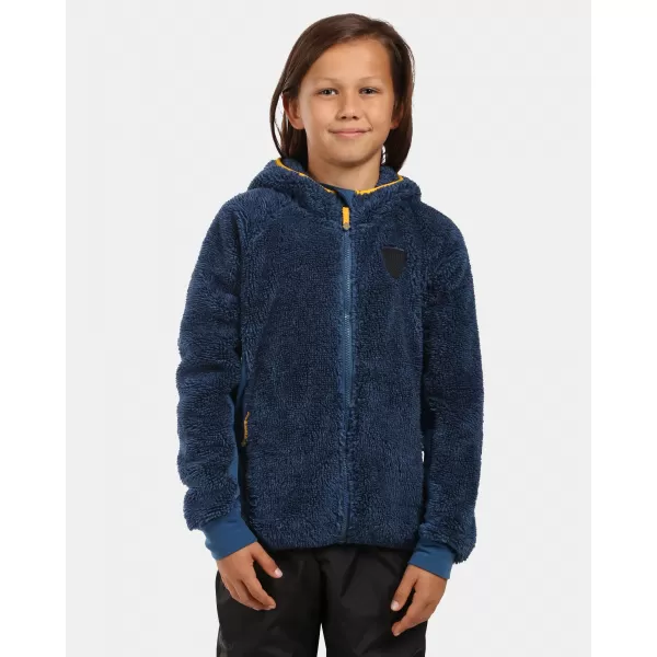  Fleece-Kapuzenpullover für Jungen KILPI NORKA-JB WJ0201KI DUNKELBLAU 