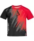 Hochwertiges Funktions-T-Shirt für Kinder ALTISPORT VOJ/ALK006TR01 SCHWARZ/ROT