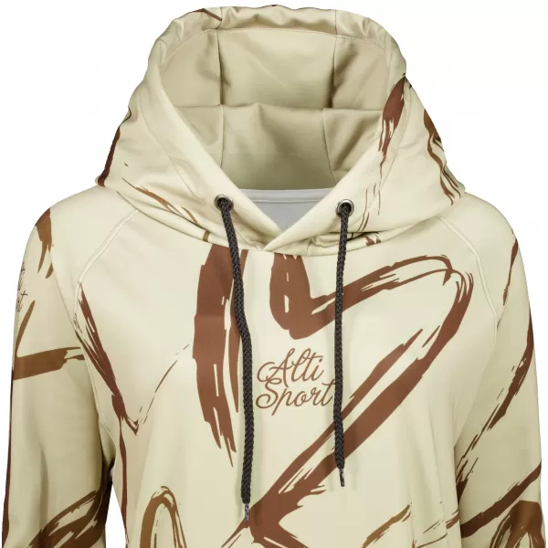  Funktionelles erweitertes Damen-Sweatshirt Premium ALTISPORT VOJ/ALW049MI03 BRAUN 