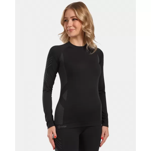  Thermo-T-Shirt für Damen KILPI CAROL-W WL0504KI SCHWARZ 