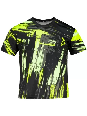 Hochwertiges Funktions-T-Shirt für Kinder ALTISPORT VOJ/ALK010TR01 SCHWARZ UND GELB