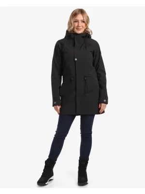 Softshell-Mantel für Damen KILPI LASIKA-W WL0136KI SCHWARZ