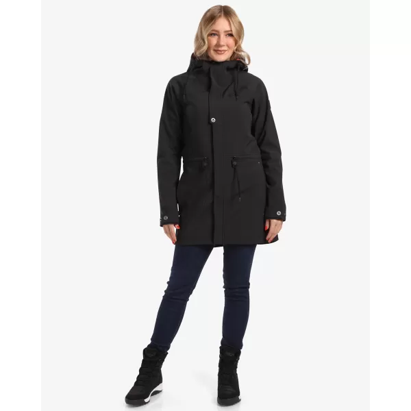  Softshell-Mantel für Damen KILPI LASIKA-W WL0136KI SCHWARZ 