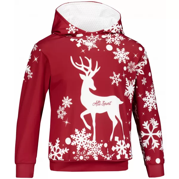  Hochwertiges Funktions-Sweatshirt für Kinder ALTISPORT VOJ/ALKVN5MI01 ROT 