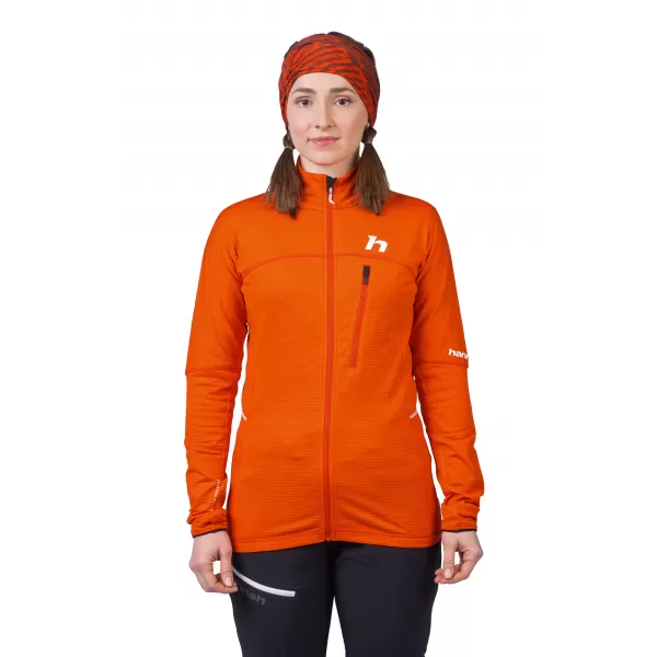  Damen-Sweatshirt HANNAH MEDA WÜRZIGE ORANGENMELISSE 