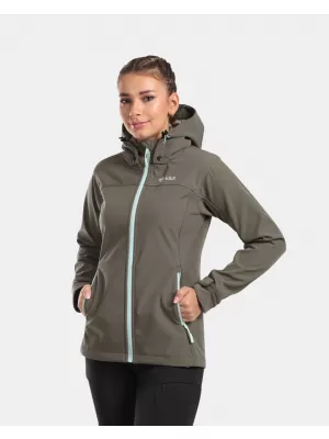Softshelljacke für Damen KILPI RAVIA-W WL0129KI DUNKELGRÜN