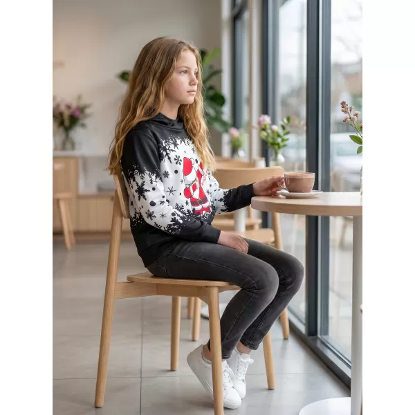  Hochwertiges Funktions-Sweatshirt für Kinder ALTISPORT VOJ/ALKVN2MI01 SCHWARZ 