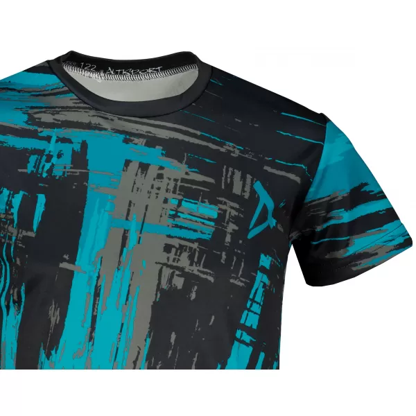  Hochwertiges Funktions-T-Shirt für Kinder ALTISPORT VOJ/ALK010TR01 SCHWARZ/SMARAGD 