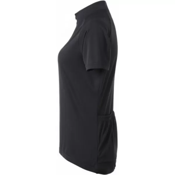  Damen-Radtrikot ALTISPORT NoPrint NP/ALW115NJ SCHWARZ 