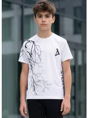 Hochwertiges Funktions-T-Shirt für Kinder ALTISPORT VOJ/ALK004TR01 WEIß