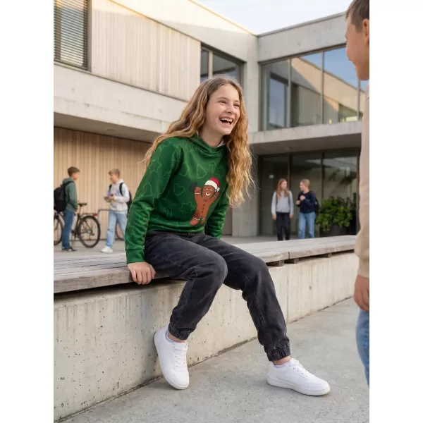  Hochwertiges Funktions-Sweatshirt für Kinder ALTISPORT VOJ/ALKVN6MI01 GRÜN 