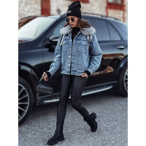  Damenjacke DSTREET FURDENIM TY4755 HELLBLAU 