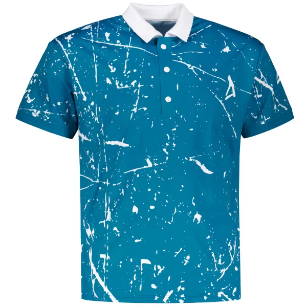  Herren-Funktions-T-Shirt mit Premium-Kragen ALTISPORT VOJ/ALM034TR05 KEROSIN 