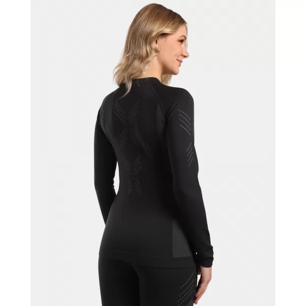  Thermo-T-Shirt für Damen KILPI CAROL-W WL0504KI SCHWARZ 
