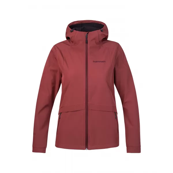  Softshelljacke für Damen HANNAH BRIA VERBRANNTES ROTBRAUN 
