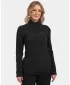 Fleece-Sweatshirt für Damen KILPI ALMERI-W WL0213KI SCHWARZ