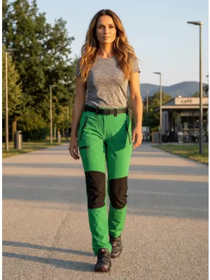 Damenhosen ALTISPORT NoPrint NP/ALW5021NJ FARNGRÜN/SCHWARZ