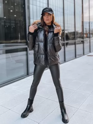 Damenjacke DSTREET SPARKLE TY3953 SCHWARZ