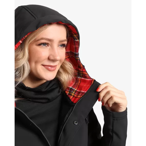  Softshell-Mantel für Damen KILPI LASIKA-W WL0136KI SCHWARZ 