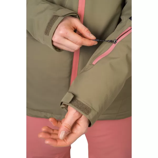  Damenjacke HANNAH MAKY COL GEBRANNTES OLIV/ANTHRAZIT 