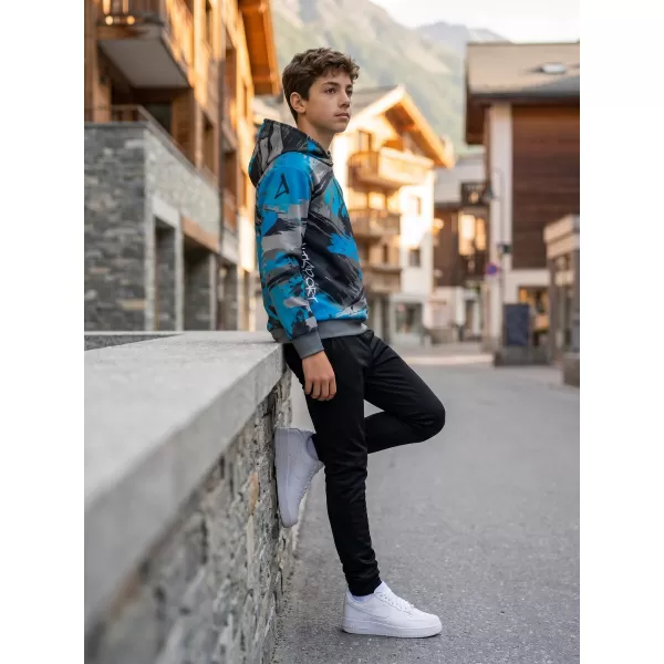  Hochwertiges Funktions-Sweatshirt für Kinder ALTISPORT VOJ/ALK014MI01 SCHWARZ/KEROSIN 