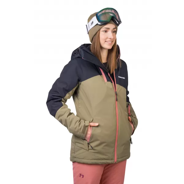  Damenjacke HANNAH MAKY COL GEBRANNTES OLIV/ANTHRAZIT 
