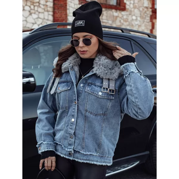  Damenjacke DSTREET FURDENIM TY4755 HELLBLAU 