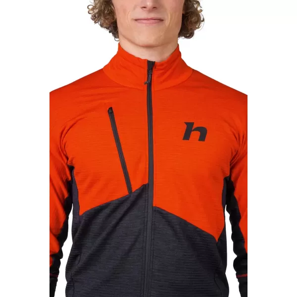  Herren-Sweatshirt HANNAH NIRO WÜRZIGES ORANGE/ANTHRAZITMEL 