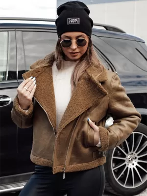 Damenjacke DSTREET SOFTSTILL TY4747 KARAMELL