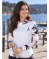 Hochwertiges Funktions-Sweatshirt für Damen ALTISPORT VOJ/ALW039MI01 WEIß
