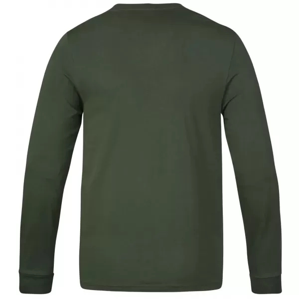  Herren-T-Shirt mit langen Ärmeln HANNAH KIRK II KOMBUGRÜN 