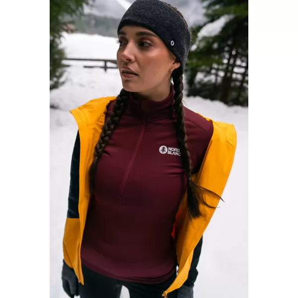  Thermo-T-Shirt für Damen NORDBLANC FLOATY NBBLD7975 BURGUND 