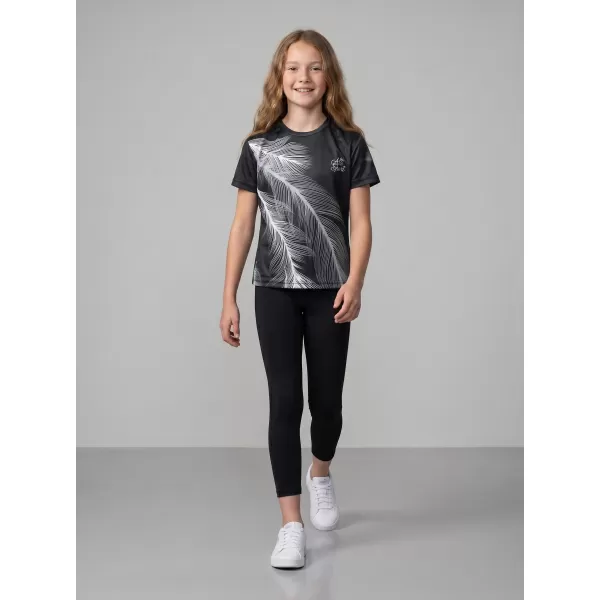  Hochwertiges Funktions-T-Shirt für Kinder ALTISPORT VOJ/ALK001TR01 SCHWARZ/GRAU 