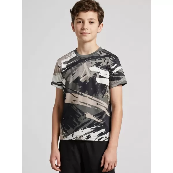  Hochwertiges Funktions-T-Shirt für Kinder ALTISPORT VOJ/ALK014TR01 SCHWARZ/GRAU 
