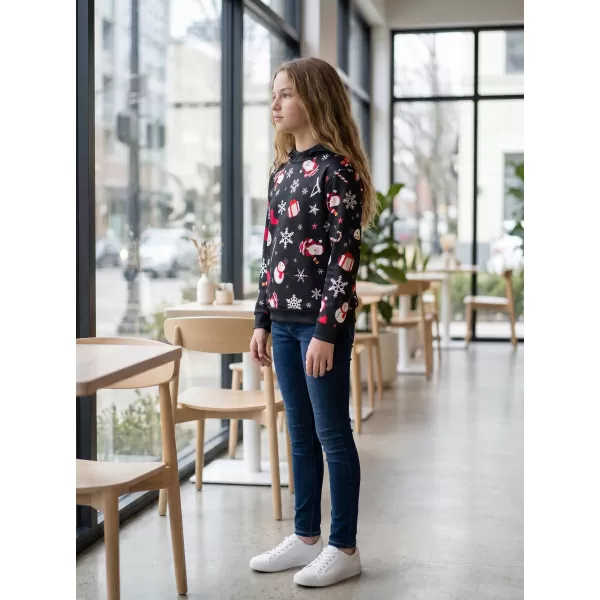  Hochwertiges Funktions-Sweatshirt für Kinder ALTISPORT VOJ/ALKVN1MI01 SCHWARZ 