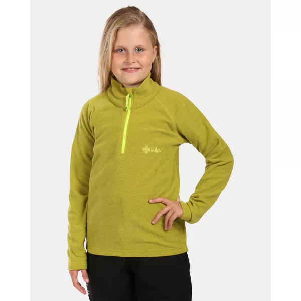 Fleece-Sweatshirt für Kinder KILPI ALMERI-J WJ0205KI HELLGRÜN 