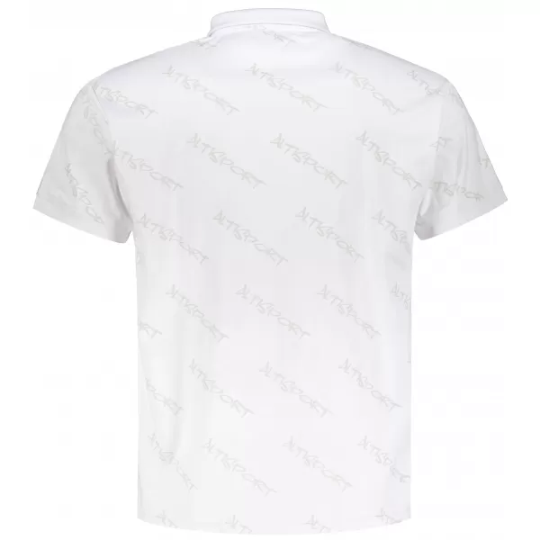  Herren-Funktions-T-Shirt mit Premium-Kragen ALTISPORT VOJ/ALM050TR05 WEIß 