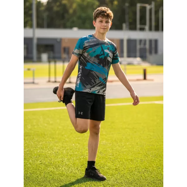  Hochwertiges Funktions-T-Shirt für Kinder ALTISPORT VOJ/ALK014TR01 SCHWARZ/KEROSIN 