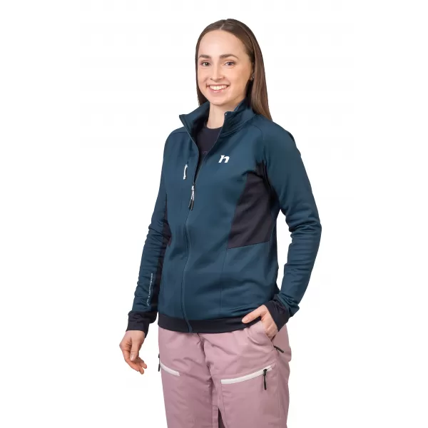  Damen-Sweatshirt HANNAH NELA GESCHICHTETES MEER/ANTHRAZIT 